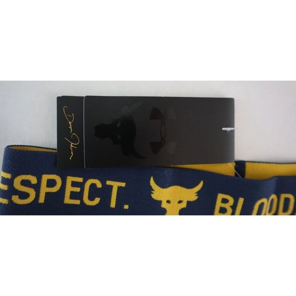 Under Armour 1353900 408 Mens Sz L Blue Project Rock HeatGear Compression Shorts - Picture 3 of 7